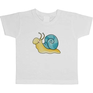 'Happy Snail' Children's / Kid's Cotton T-Shirts (TS028735) - Picture 1 of 9