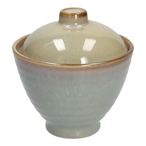 Coppetta Jap Beige con Coperchio 10x8 cm in Stoneware - Tognana - Imagen 1 de 1