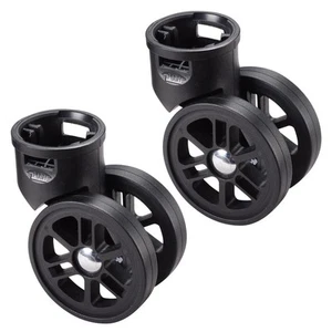 BYOOTIQUE 2Pcs 2in Swivel Replacement Wheels 360° Rotate Caster for Makeup Case - Picture 1 of 6
