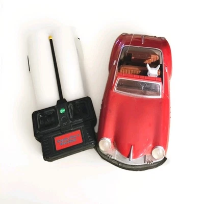 Vintage Radio Shack Stuart Little RC Remote Control Car Red - Image 1 of 4