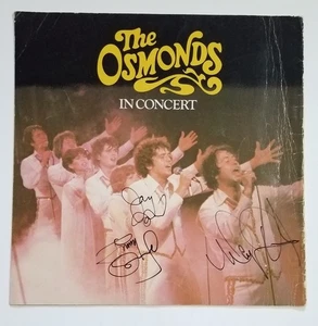 The Osmonds SIGNED In Concert Program Book JSA COA + Donny Marie autographed CD - Picture 1 of 8