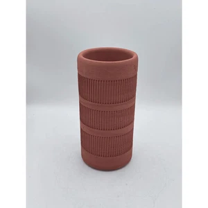 Terrakotta Zylinder Blumentopf Pflanzgefäß Wohnkultur 7 Zoll geripptes Design - Bild 1 von 5