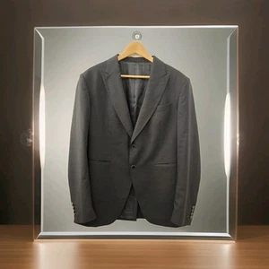 Louis Vuitton Cut Away Jacket A Blazer Sports Coat Charcoal Size 52 - US 40 42 - Picture 1 of 18