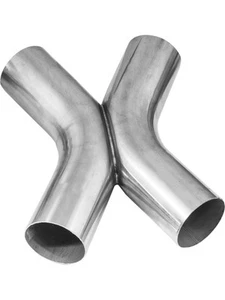 Proflow Exhaust X Pipe, Universal, Stainless Steel, Natural, Alumini (PFEXP025) - Picture 1 of 12
