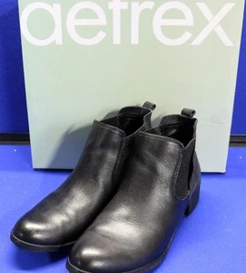 AETREX Beth Black EB410 Stiefelette Damen US10, UK8, EUR41, Leder Fußgewölbestütze - Bild 1 von 10