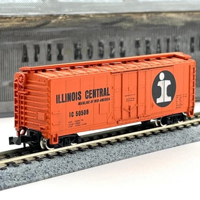 Atlas N Scale 3314 Illinois Central 40ft Plug Door Standard Boxcar IC 50508 - Image 1 of 4