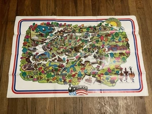 Vintage Opryland Themenpark Souvenir Karte Heimat der amerikanischen Musik Nashville TN   - Bild 1 von 9