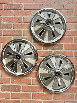 福特野马旋转轮毂盖 14 英寸轮毂盖车轮盖经典复古 1967 (3) — 第 1/4 张图片