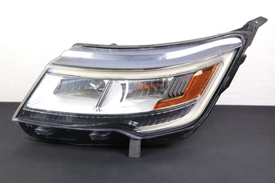 All Tabs! 2016-2019 Ford Explorer Base LED Headlight LH Left Side Chrome OEM - Image 1 of 4
