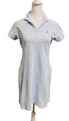 Ralph Lauren Sport Dress Womens Small Light Blue Polo Shirt Cotton Pony Logo - Image 1 of 4
