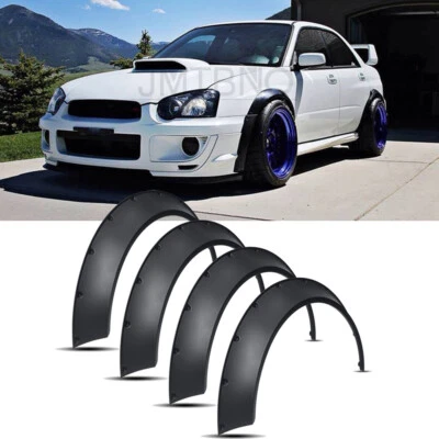 Kit de carrocería extra ancha para Subaru Impreza WRX STI guardabarros flexible llamaradas arco de rueda Foto 1 de 4