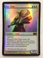 MTG 1x FOIL Sun Titan Core Set 2011 M11 Modern Magic the Gathering Card x1 HP