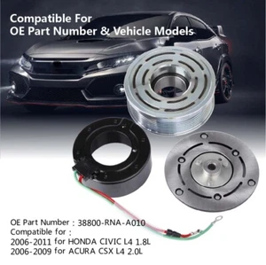For Honda Civic 2006 07 2008 2000 2011 1.8L AC A/C Compressor Clutch Kit Pulley - Bild 1 von 11