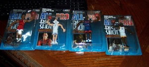 4 ALL-PRO BIG SHOTS BENDABLE POSEABLE ACTION FIGURE Webber Ewing Pippen Hurley - Picture 1 of 9