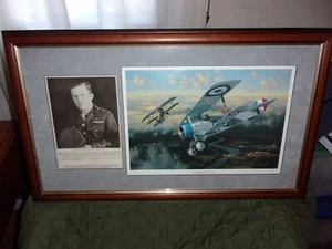 BOOM BOOM BILLY BISHOP SIGNED AND NUMBERED PRINT BY STAN STOKES AUTOGRAPH & COA - Picture 1 of 10