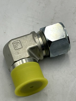 Parker PT-00231 Flareless Bite-Type Tube 90 Elbow: 1" NPTF, 1" Tube OD (2 Pack) - Image 1 of 4