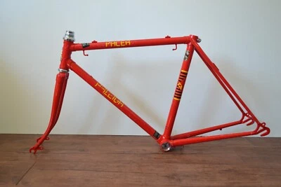 Vintage Raleigh Pacer XS Youth 16,5" 42cm rot Stahl Rennrad Rahmen & Gabel - Bild 1 von 4