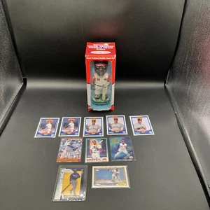 Ken Griffey Jr., Bobble Head Doll, Hand Painted, 2001, Plus Baseball card Lot!!! - Picture 1 of 24