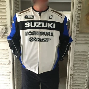 Suzuki GENUINE VINTAGE GSXR-JOE ROCKET ARMOURED MESH JACKET 2XL never worn Tags - Picture 1 of 12