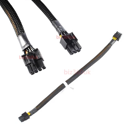 For Asus G20 ROG Power Supply 6pin to 8pin Pcie GPU Video New Card Cable 34cm - Image 1 of 4