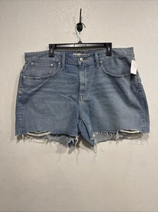 Madewell The Momjean Shorts cut Off Style  Womens 16W New - Picture 1 of 8