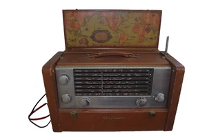 Vintage RCA Victor Strato-World short-wave radio (3-BX-671) Works! - Picture 1 of 23