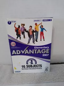 ENCORE 2007 Elementary Advantage Windows 10 CD SET - 16 SUBJECTS - Picture 1 of 3