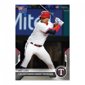 NATE LOWE 2021 TOPPS NOW #40 TEXAS RANGERS SP - Picture 1 of 2