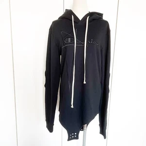 Rick Owens Drkshdw x Champion Embroidered Logo Cotton Hoodie Sz S - Picture 1 of 7