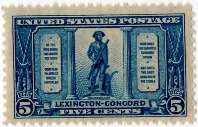 Scott #619 The Minute Man (Lexington-Concord) Single Stamp - MNH - Image 1 of 2