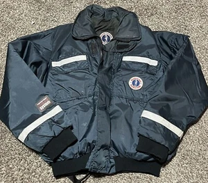 Rare MJ6214 Mustang Survival Jacket Medium Guided Missile USS Ross DDG-71 - Picture 1 of 7