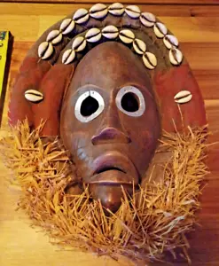African Authentic Dan Tribal Mask Liberian Art Ethnographic Vintage handmade - Picture 1 of 4