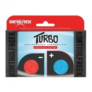 Kontrol Freek Switch Joy Con Controller Performance Grip Turbo Blue Red - Picture 1 of 1