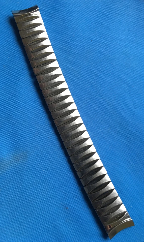 rare 1955 Flex-Let U.S.A Stainless Steel  Expansion Vintage Watch Band - Image 1 of 4