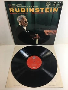 1959 GRIEG Piano Concerto RACHMANINOV Paganini RUBINSTEIN RB-16141 UK Import RCA - Picture 1 of 15