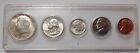 1964 P & D SILVER COIN SET IN 2" X 6" WHITMAN PLASTIC CASE