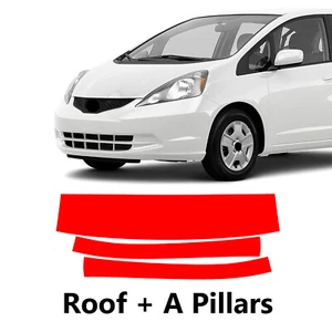 Roof+A Pillars PreCut Paint Protection Film For HONDA FIT BASE 2009-2014 - Picture 1 of 6