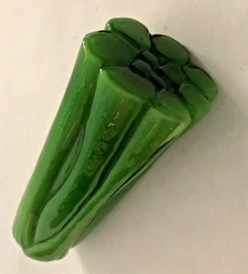 Sedano Stile Murano Arte Vetro Verdura Casa Cucina Tavolo Soffiato a Mano Decorazione - Foto 1 di 5