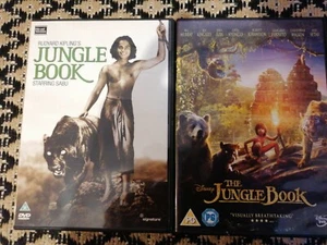 JUNGLE BOOK LIVE ACTION 1942 & THE JUNGLE BOOK LIVE ACTION 2016 2 x DVD - Picture 1 of 3