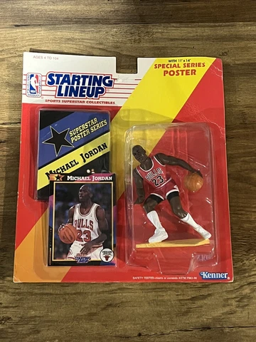 1992 Michael Jordan AFA 85 Starting Lineup Dribbling Chicago Bulls Cover
