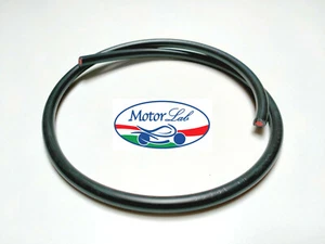 1 Mt. cavo candela nero Ø 7mm Ape Vespa 50 Primavera Et3 PK PX PE 125 150 200 - Foto 1 di 1