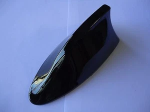 CAR ROOF AERIAL DECORATION SHARK FIN ANTENNA WITH RADIO FUNCTION BLACK - Imagen 1 de 7