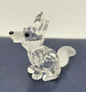 Vintage seltene Swarovski große sitzende Fuchs Kristall Figur nicht mehr produziert keine Box - Bild 1 von 5