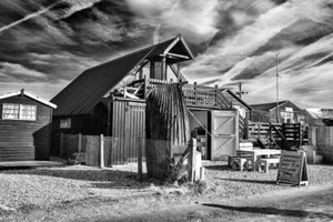 Blackshore Quay Southwold Suffolk handmade furniture work shop fine art Giclee - Picture 1 of 1