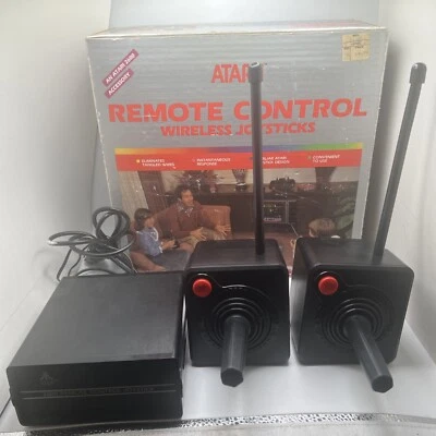 Atari 2600 Remote Control Wireless Joysticks Controllers In Box - Image 1 of 4