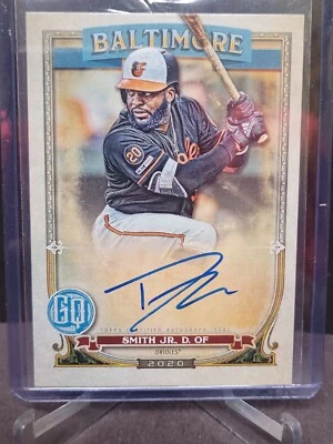 2020 Topps Gypsy Queen Autographs #GQADSJ Dwight Smith Jr. - Image 1 of 2
