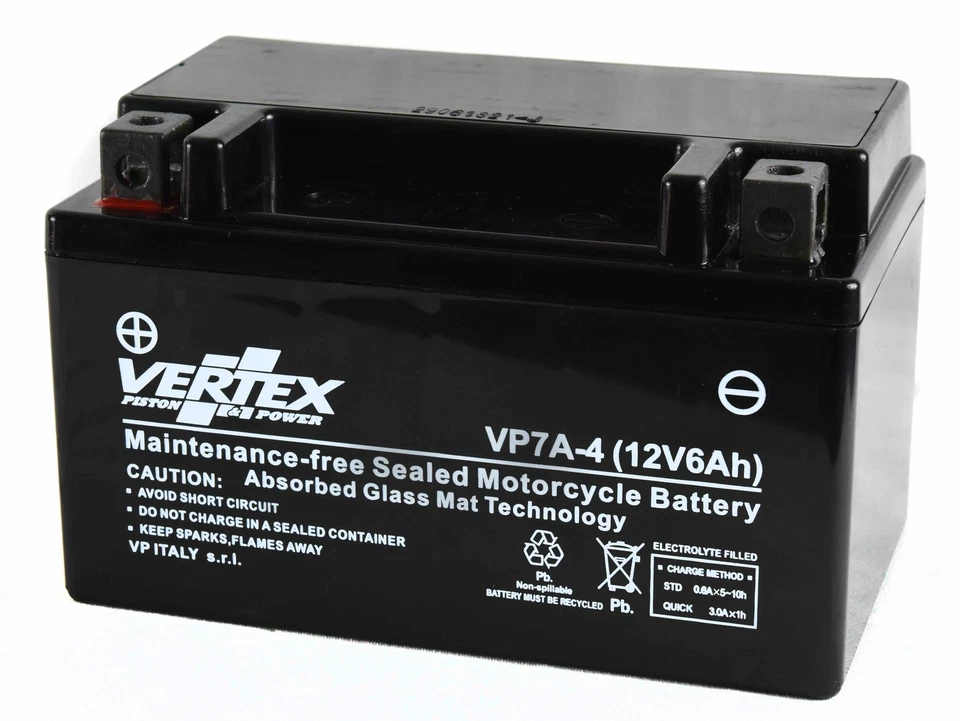Vertex Battery For Qingqi QM125T-10A(A) 125 2008 - Image 1 of 1