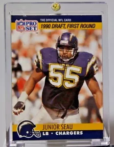 1990 Pro Set Junior Seau RC - Bild 1 von 2