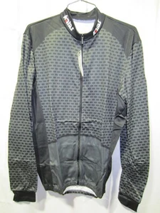 New With Tags Kalas Winter Fleece Lined Cycling Jacket - Black / Grey - Large  - Picture 1 of 12