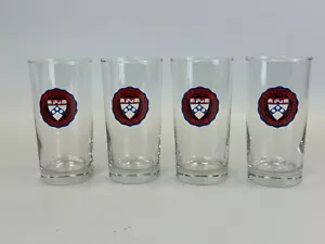 Set of (4) University of Pennsylvania Highball Collins Glasses Tumblers - Picture 1 of 3